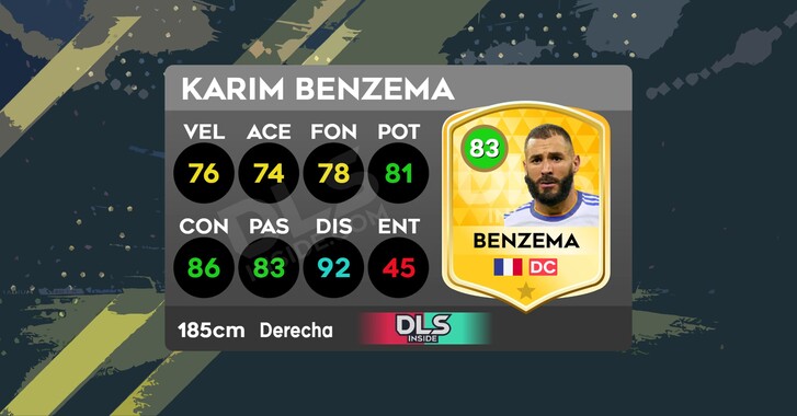 Karim Benzema exclusive striker DLS