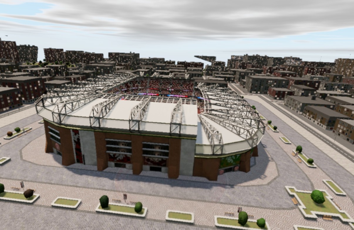Manchester U New Stadium | DLS Inside
